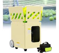 Machine à balles de tennis portable, lanceur automatique de balles avec plusieurs fonctions de service, fréquence de 2 à 8 secondes, entraînement en solo pour débutants