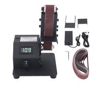 Machine à Bande De PonçAge, Affichage NuméRique, Ponceuse à Bande Abrasive, Outil De Polissage Et De Meulage éLectrique, Prise Ue 110-240v