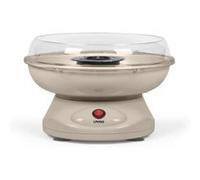 Machine à barbe à papa 450W - Cuve et couvercle amovibles, cuillère doseuse et 10 sticks en bambou