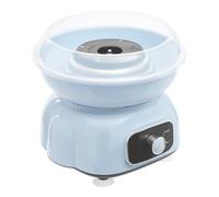 Machine à barbe à papa 500 W, 1850 tr/min, avec cuillère en plastique et 10 bâtonnets en bambou pour anniversaire d'enfant, fête, célébration