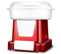 Machine à barbe à papa 500 W avec design compact 32 x 32 cm, chauffage à double tube en quartz et plateau anti-éclaboussures de qualité alimentaire