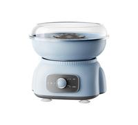 Machine à barbe à papa 500 W - Machine à coton portable anti-déversement - Petite plaque électri pour fête d'anniversaire - Métal durable - Bleu