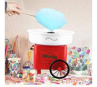 Machine à Barbe à Papa, 500W Candy Floss Maker, Design de Style Rétro, Excellent Cadeau Pour Les Fêtes D'anniversaire, la Fête des Enfants et le Jour de Noël,Rose (31 * 31 * 30cm)