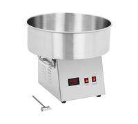 Royal Catering Machine À Barbe À Papa Professionnelle RCZK-1080 (1200 W, Cuve Ø 52 cm, 60 s / 18 g, Voltmètre à 3 Chiffres, Inox)