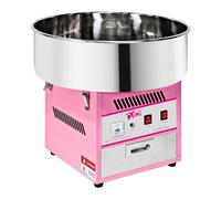 Royal Catering Machine à Barbe à Papa Professionnelle RCZK-1200-W (diamètre de la cuve 52 cm, 1.200W, rendement horaire 1 unité/60s, 52x52x50cm)