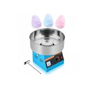 Machine à Barbe à Papa Électrique 1000 W, Appareil à Barbe à Papa de Comptoir, avec Bol en Acier Inoxydable de 38 cm et Cuillère