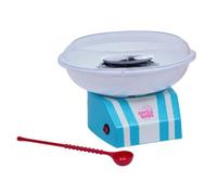Machine à barbe à papa GREENDOSO - compacte bleu/blanc, 10 bâtons et cuillère doseuse pour fêtes