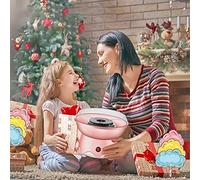 Machine À Barbe À Papa, Interrupteur À Un Bouton Mini Machine À Barbe À Papa Électrique Entièrement Automatique pour Cadeau pour Enfants, Fête De Famille Birthady Thanksgiving Noël, Usage Domestique