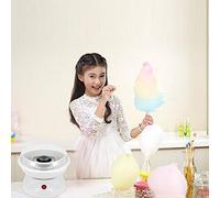 Machine à Barbe à Papa,Machine à Barbe à Papa Rétro,Machine à Barbe à Papa Maison pour Fêtes d'Anniversaire d’Enfants,S’Utilise avec du Sucre ou des Bonbons,220V (BLANC)