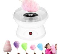 Machine à barbe à papa Machine à bonbons | Pour sucre ou bonbons durs | Appareil à barbe à papa pour anniversaire d'enfant, mini maison DIY pour enfants Machine à barbe à papa 220 V EU,Blanc