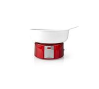 Machine à barbe à papa - nedis - 500 W - Rouge vintageblanc