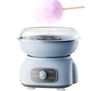 Machine à barbe à papa pour enfants, comprend des bonbons colorés, des bâtons de bambou et une cuillère à sucre pour les fêtes de famille et les rassemblements