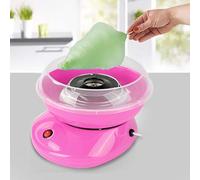 Machine à Barbe à Papa pour la Maison, Machine Sucre Candy avec 10 Bâtonnets, Mini machine à Guimauve, Barbe a papa pour les fêtes d'enfants, les anniversaires (Rose-A)