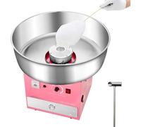 Machine à barbe à papa professionnelle 1000W - Barbe à papa commerciale pour les fêtes - Rose