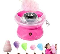 Machine à barbe à papa professionnelle en coton - Pour la maison, les enfants - Cadeau de fête - Cotton Candy Floss Machine,Électrique Candy Floss Maker Anniversaire Enfant,rose