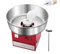 Machine à barbe à papa - VEVOR - MHTJJPZYO1-S - 1000 W - Bol inox 52 cm - 6 pièces/min
