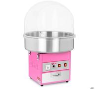 Royal Catering Machine à Barbe à Papa Professionnelle RCZK-1200E (diamètre de la cuve 52 cm, 1 200W, rendement horaire 1 portion/30-60 s, 52x52x50cm, Avec couvercle de protection)