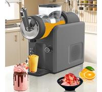 Machine à Barbotine Commerciale, Machine à Boissons glacées Multifonction pour Smoothies, Margaritas, Milkshakes, idéale pour Les Bars, Les cafés, Les fêtes d'été (Grey)
