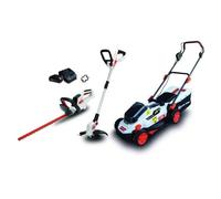 Machine à batterie 3 en 1 (tondeuse - coupe-bordure - taille haie) ELEM TECHNIC