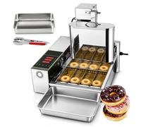 Machine à Beignets Automatique Commerciale 2000 W, Machine à Mini-Beignets à 4 Rangées Avec Panneau De Commande LED Intelligent, Rendement élevé De 1800 Pièces/Heure
