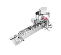 Machine à beignets automatique commerciale à une rangée, 90 pièces/heure, électrique haute puissance avec 3 moules de taille, comptage automatique