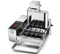 Machine à beignets automatique - Friteuse commerciale avec contrôle numérique, épaisseur réglable, mini machine à beignets