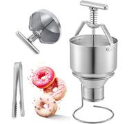 Machine à beignets avec distributeur de pâte réglable et support pour boulangerie et cuisine à la maison