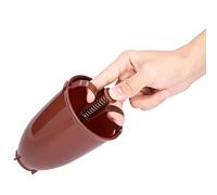 Machine à beignets DIY, 18x10x10cm, qualité alimentaire, manuel, moule de fabrication de beignets, accessoire de cuisson de cuisine pour les cuisines domestiques (Café)