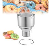 Machine à beignets, machine à beignets manuelle en acier inoxydable avec support, machine à beignets commerciale avec largeur réglable en 6 positions, distributeur de beignets pour cuisine