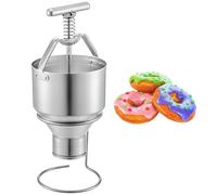 Machine à Beignets Manuelle, Doseuse à Beignet de 3 L, Largeur Réglable Sur 6 Niveaux, Moule Beignets, Distributeur de Pâte Manuel, Machine Beignet pour Usage Domestique