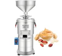 Machine à beurre d'arachide, broyeur électrique de 1100 W, machine de cuisine commerciale en acier inoxydable pour amandes, noix de cajou et arachides, capacité de 15 kg/h