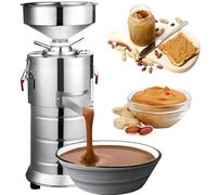 Machine à beurre d'arachide commerciale, 15 kg/h, broyeur électrique de beurre d'arachide, 2850 tr/min, broyeur de pâte d'arachide de sésame, broyeur de céréales, noix de cajou pour cuisine