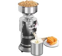 Machine à beurre d'arachide, en acier inoxydable, faible bruit, haute | Machine à beurre de cacahuète, en acier inoxydable, faible bruit et haute vitesse pour broyer les arachides, les amandes
