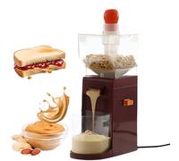 Machine À Beurre de Cacahuète Broyeur de Noix À Domicile Contenant de 500ml, Moulin À Céréales Portable avec Base Antidérapante, Machine Électrique À Beurre de Noix pour Cacahuètes