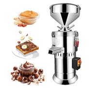 Machine à Beurre de Cacahuète Commerciale Améliorée, Broyeur Multifonction de Beurre de Noix et Machine à Pâte de Sésame 1100W, Capacité de 15 kg/h, Machine Silencieuse pour Moudre les Cacahuètes, le