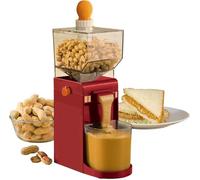 Machine à Beurre de Cacahuète Électrique 500ML, Broyeur Café Grains et Noix, Moulin à Graines de Lin, Robot Multifonction Cuisine Compact et Facile à NettoyerRed,One Size