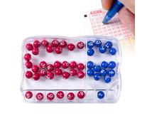 Machine à billes de loterie - Construction de tambour de mélange léger, sélecteur manuel de sphère roulante, équipement d'affichage visuel des résultats, outil de sélection facile à transporter |