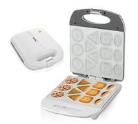Machine À Biscuits 13 Trous, Presse À Biscuits 1400 W avec Indicateur LED Antiadhésif, Facile À Nettoyer, Machine À Biscuits Électrique, Opération Simple, Quelques Minutes Seulement
