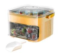 Machine À Blocs De Glace De Type Presse - Bac À Glace Fait Maison Avec Couvercle Et Bac De Rangement | Seau Portable Pour Camping-car, Bureau Et Fête, Machine À Dégagement Facile Pour Café, Cocktails