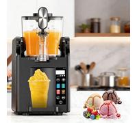 Machine à boissons commerciale - Machine à slushie intelligente avec écran, capacité de 1,8 L, 4 programmes prédéfinis, mode autonettoyant, pas besoin de glace