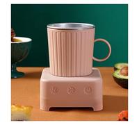 Machine à boissons fraîches for la maison et le bureau, mug rafraîchissant rapide, mini refroidisseur d'été portable intelligent 2 en 1 avec cordon d'alimentation extensible de 1,2 m (Pink)
