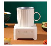 Machine à boissons fraîches for la maison et le bureau, mug rafraîchissant rapide, mini refroidisseur d'été portable intelligent 2 en 1 avec cordon d'alimentation extensible de 1,2 m (White)