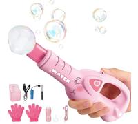 Machine à boules de fumée - Rechargeable - Électrique - Multicolore - Musique - Jouet réutilisable avec ventilateur automatique - Divertissement d'été pour fêtes à la plage