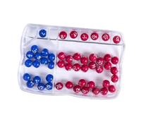 Machine à Boules de loterie - ABS de 8 cm | Sélecteur de numéros de loterie | Sélecteur de Super Loto | Générateur de nombres Double Couleur Pratique pour la Maison, Les fêtes, Le Bureau