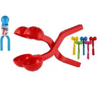 Machine à boules de neige duo plastique 16x38cm 5 couleurs 24m+
