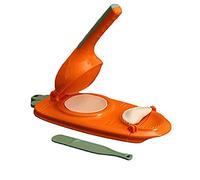 Machine À Boulettes 2 en 1,Boulette Maker et Ravioli Machine,Moule Raviol,Fabricants de Boulettes,Moule à Boulettes,Moule à Dumplings Tarte Outil Accessoires de Cuisine,Ravioli Cutter (Orange)