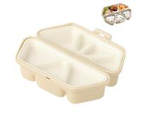 Machine à boulettes de riz - Ustensile de cuisine pliable à 6 compartiments | Forme de riz en forme de sushi triangulaire | Pour les débutants adultes préparation des repas maison école bureau