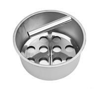 Machine à boulettes de viande en acier inoxydable 6 12 trous extrudeuse à la main Forme uniforme Gadget de cuisine pour une préparation constante des repas (12 trous)