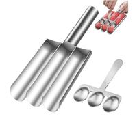 Machine à boulettes de viande, machine à boulettes de viande en acier inoxydable avec fonction coupe, moule manuel cuisine antiadhésif qualité alimentaire avec poignée pour po