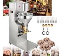 Machine à boulettes de viande, machine électrique commerciale pour la formation de boulettes de viande, acier inoxydable, interrupteur anti-fuite, poulie mobile
